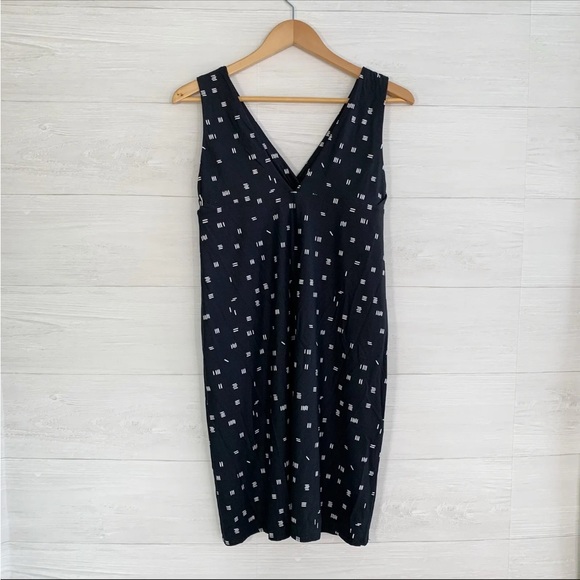 Carve Designs Black & White Hatch Print UPF 50+ 83% Nylon Active/Swim Dress Xl - Picture 2 of 14